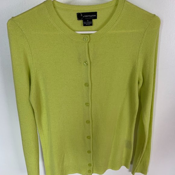 C by Bloomingdale's 100% cashmere cardigan - Picture 1 of 2